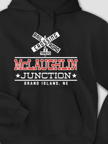 Junction Black Adult Hooded Sweatshirt