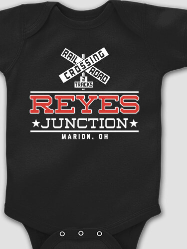 Junction Black Baby Bodysuit