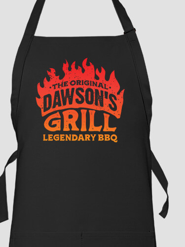 Legendary BBQ Black Apron