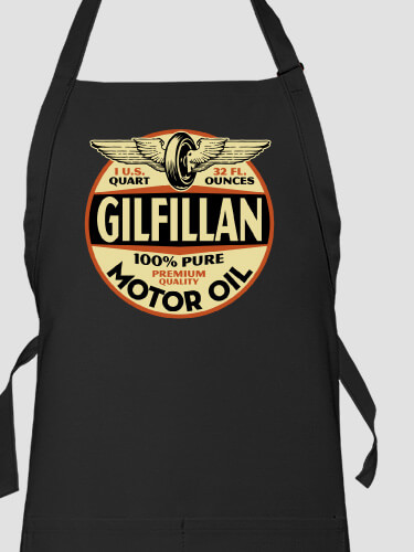 Motor Oil Black Apron