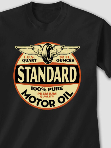 Motor Oil Black Adult T-Shirt