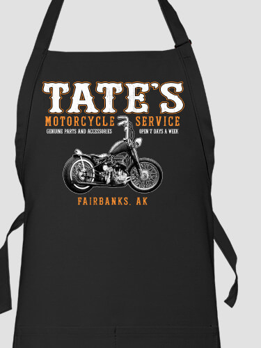 Motorcycle Service BP Black Apron