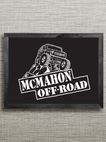 Off-Road Black Framed Wall Art 16.5 x 12.5