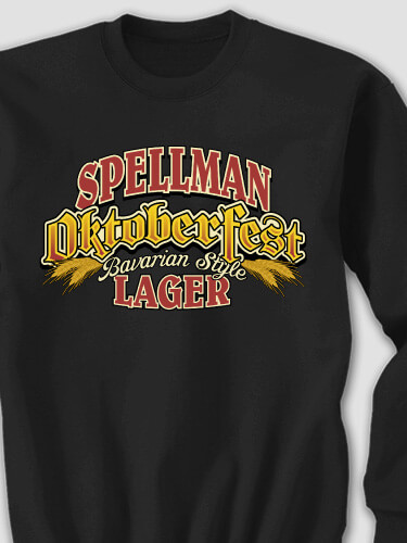 Oktoberfest Lager Black Adult Sweatshirt