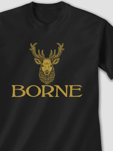 Old Stag Black Adult T-Shirt