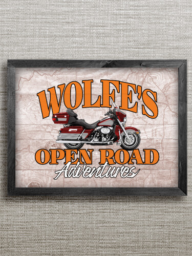 Open Road Black Framed Wall Art 16.5 x 12.5