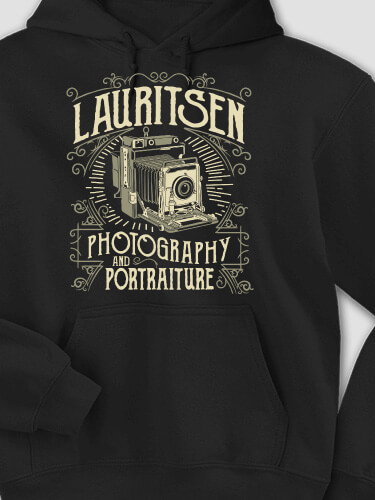 Photography Black Adult Hooded Sweatshirt