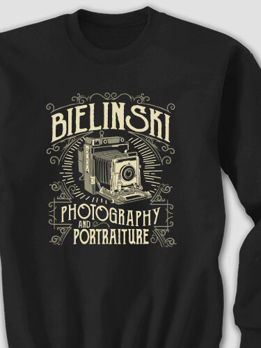 Photography Black Adult Sweatshirt