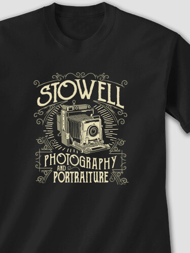 Photography Black Adult T-Shirt