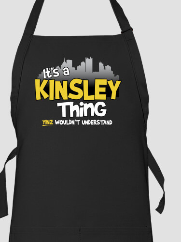 Pittsburgh Thing Black Apron