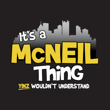 Black Pittsburgh Thing Personalized default 