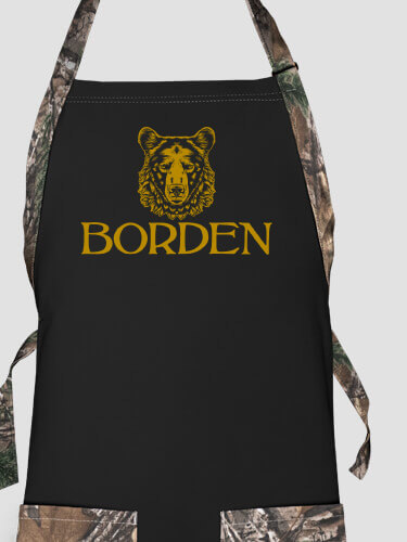 Bear Black/Realtree Camo 2-Tone Camo Apron