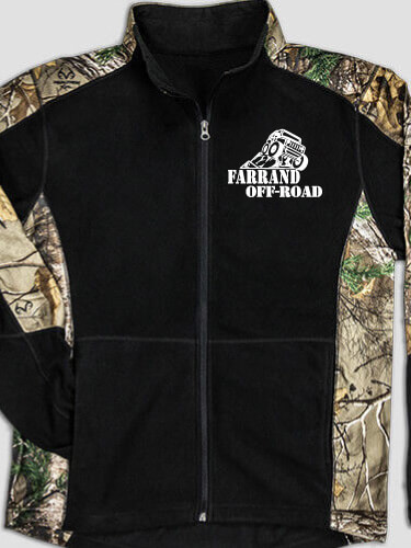 Off-Road Black/Realtree Camo Camo Microfleece Full Zip Jacket