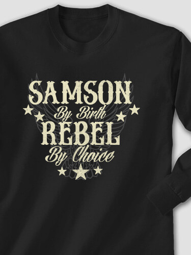 Rebel Black Adult Long Sleeve