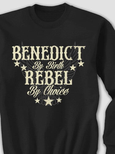 Rebel Black Adult Sweatshirt