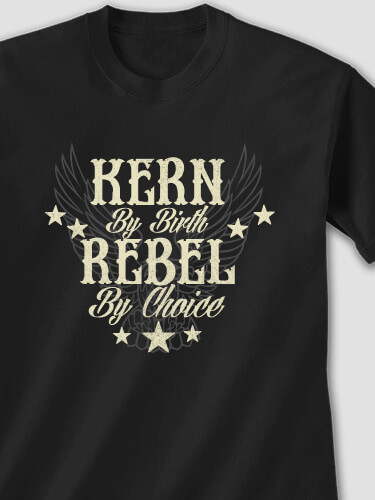 Rebel Black Adult T-Shirt