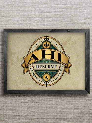 Reserve Black Framed Wall Art 16.5 x 12.5