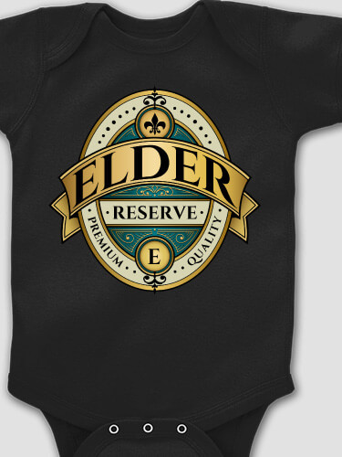 Reserve Black Baby Bodysuit