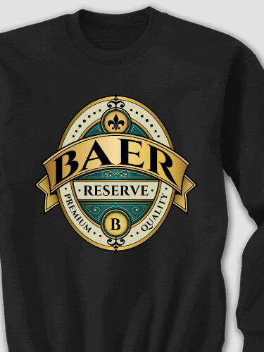 Reserve Black Adult Sweatshirt