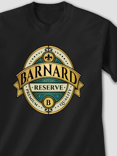 Reserve Black Adult T-Shirt