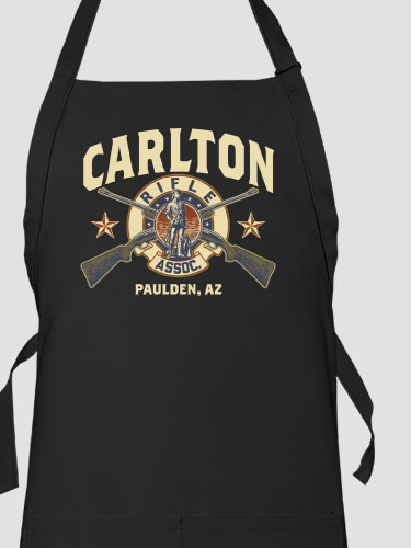 Rifle Association Black Apron