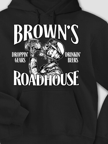 Roadhouse Black Adult Hooded Sweatshirt