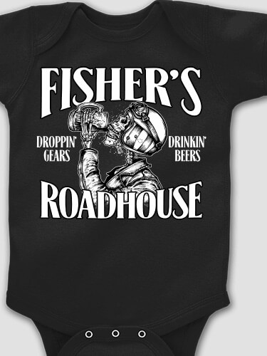 Roadhouse Black Baby Bodysuit