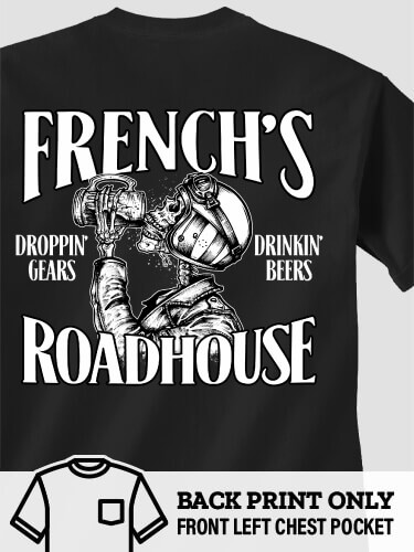 Roadhouse Black Pocket Adult T-Shirt