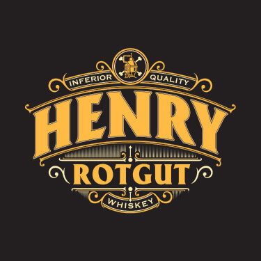 Black Rotgut Whiskey Personalized default 