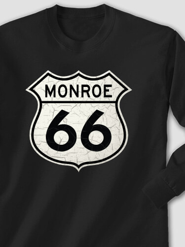Route 66 Black Adult Long Sleeve