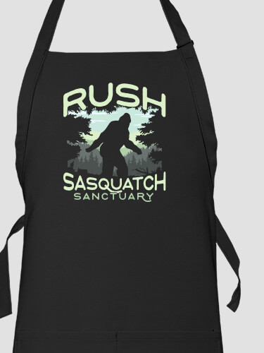 Sasquatch Sanctuary Black Apron