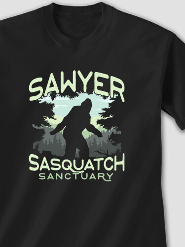 Sasquatch Sanctuary Black Adult T-Shirt