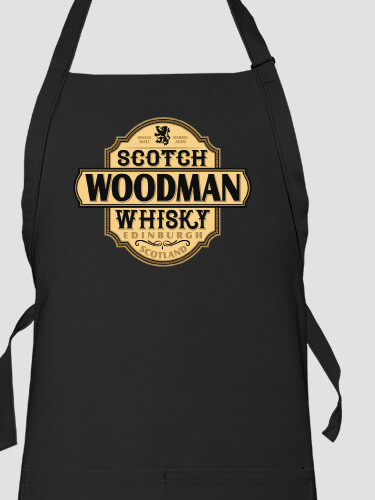 Scotch Whisky Black Apron