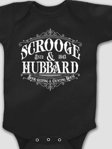 Scrooge Black Baby Bodysuit