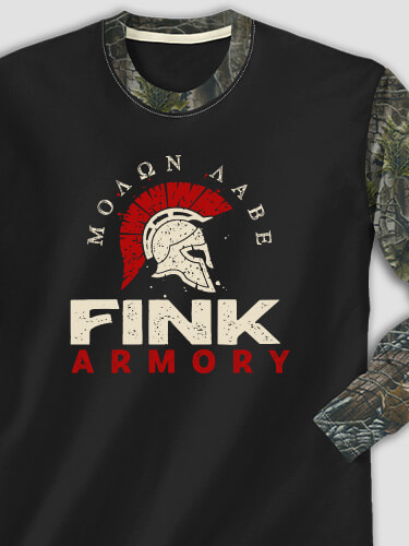 Armory Black/SFG Camo Adult 2-Tone Camo Long Sleeve T-Shirt