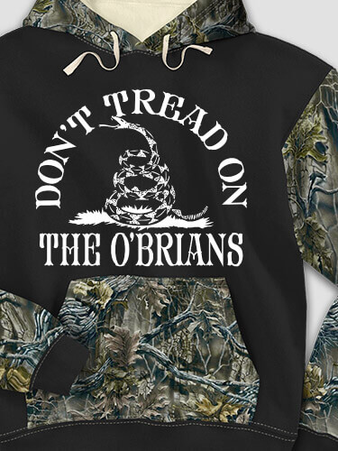 Don't Tread Black/SFG Camo Adult 2-Tone Camo Hooded Sweatshirt