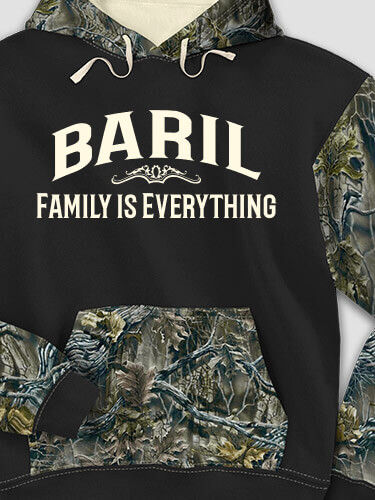 Family Black/SFG Camo Adult 2-Tone Camo Hooded Sweatshirt