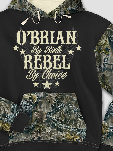 Rebel Black/SFG Camo Adult 2-Tone Camo Hooded Sweatshirt