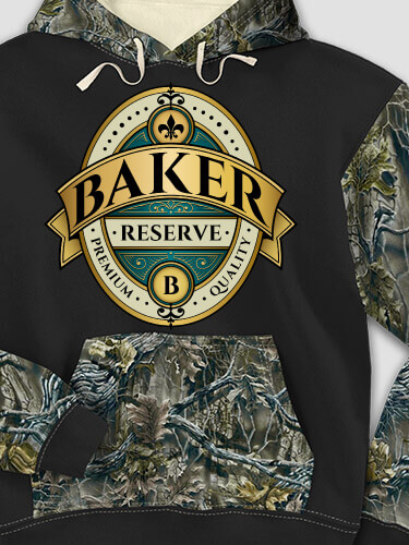 Reserve Black/SFG Camo Adult 2-Tone Camo Hooded Sweatshirt