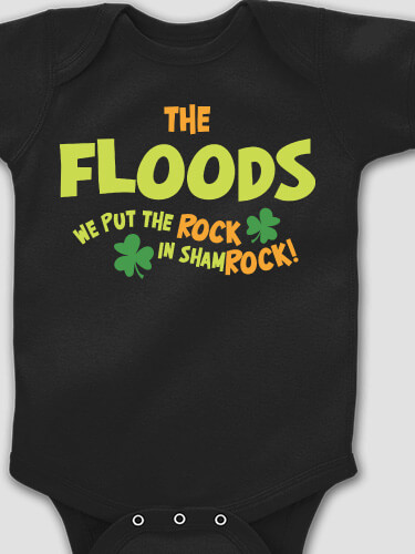 ShamROCK Black Baby Bodysuit