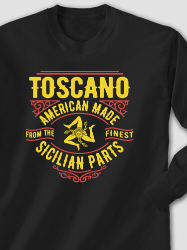 Sicilian Parts Black Adult Long Sleeve