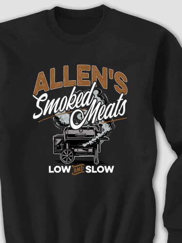 Smoked Meats Black Adult Sweatshirt