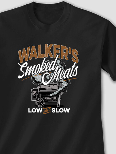 Smoked Meats Black Adult T-Shirt