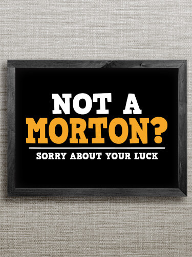Sorry About Your Luck Black Framed Wall Art 16.5 x 12.5