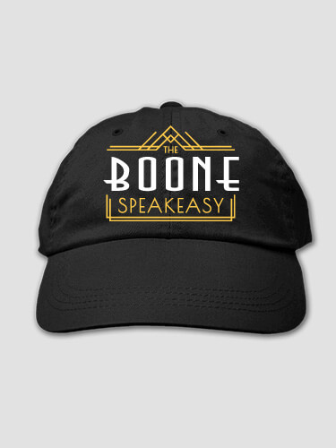 Speakeasy Black Embroidered Hat