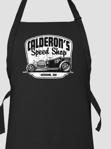 Speed Shop Black Apron