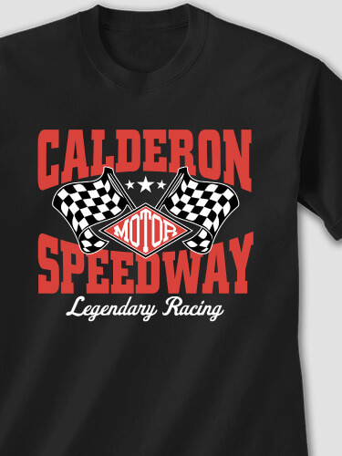 Speedway Black Adult T-Shirt