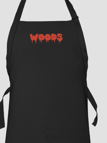 Spooky Black Apron