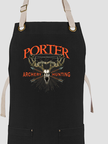 Archery Hunting Black/Stone Canvas Work Apron