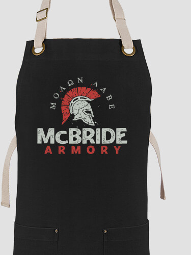 Armory Black/Stone Canvas Work Apron